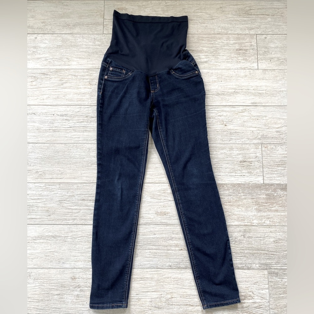 Indigo Blue full panel maternity jeans size small